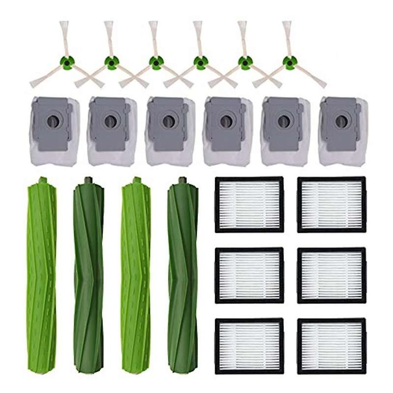 For Irobot Roomba I7 I7+/i7 Plus E5 E6 Brushes Filters Side Brushes