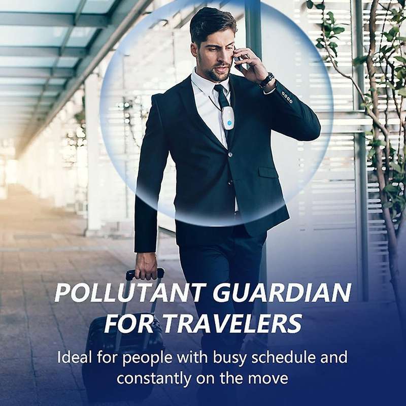 200 Million Negative Ion Air Purifier Car Hanging Neck Purifier White