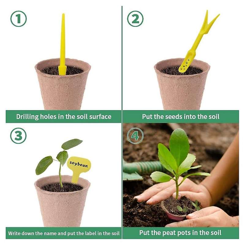 100 X Propagation Pots for Growing Plants, Plant Pots, Growing Pots