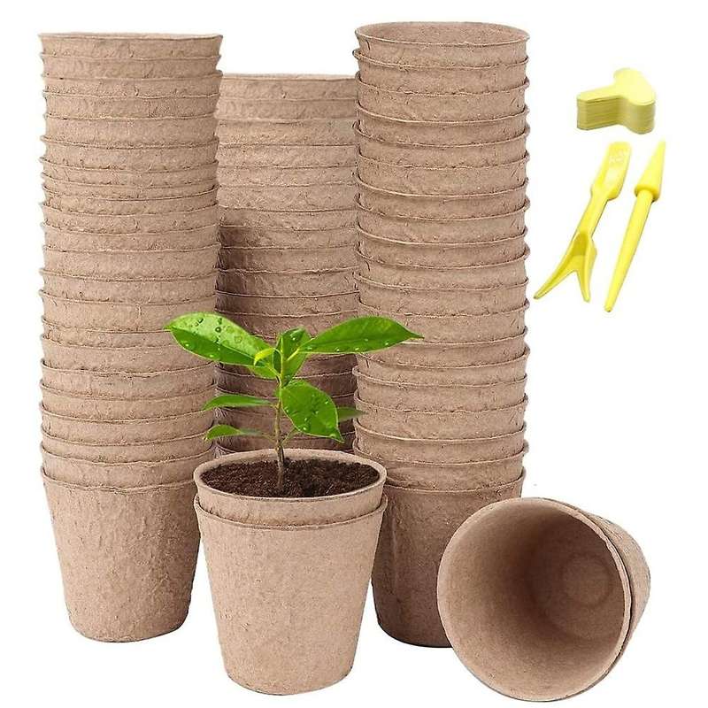 100 X Propagation Pots for Growing Plants, Plant Pots, Growing Pots