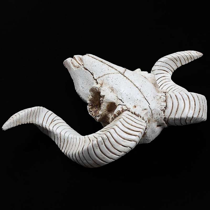 Creative Resin Sheep Head 3d Animal Figurines Home Decor Ornaments