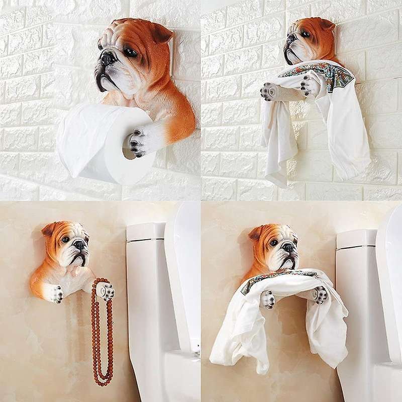 Dog Toilet Hygiene Resin Tray Free Punch Household Paper Towel Holder