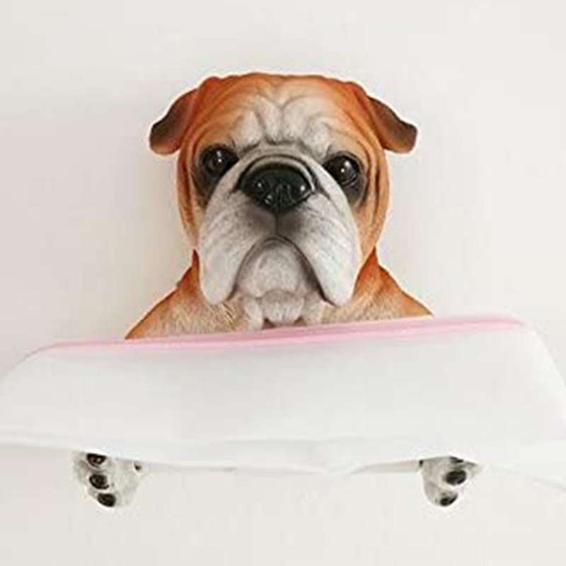 Dog Toilet Hygiene Resin Tray Free Punch Household Paper Towel Holder
