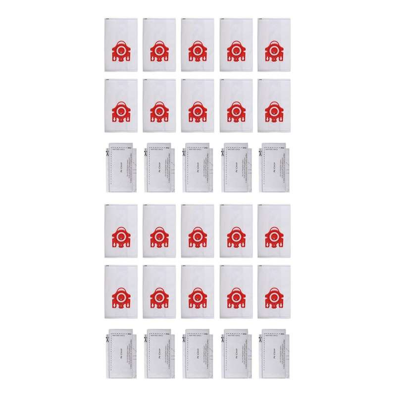 40x Dust Bag Vacuum Cleaner Filter Bag for Miele Fjm Air Clean