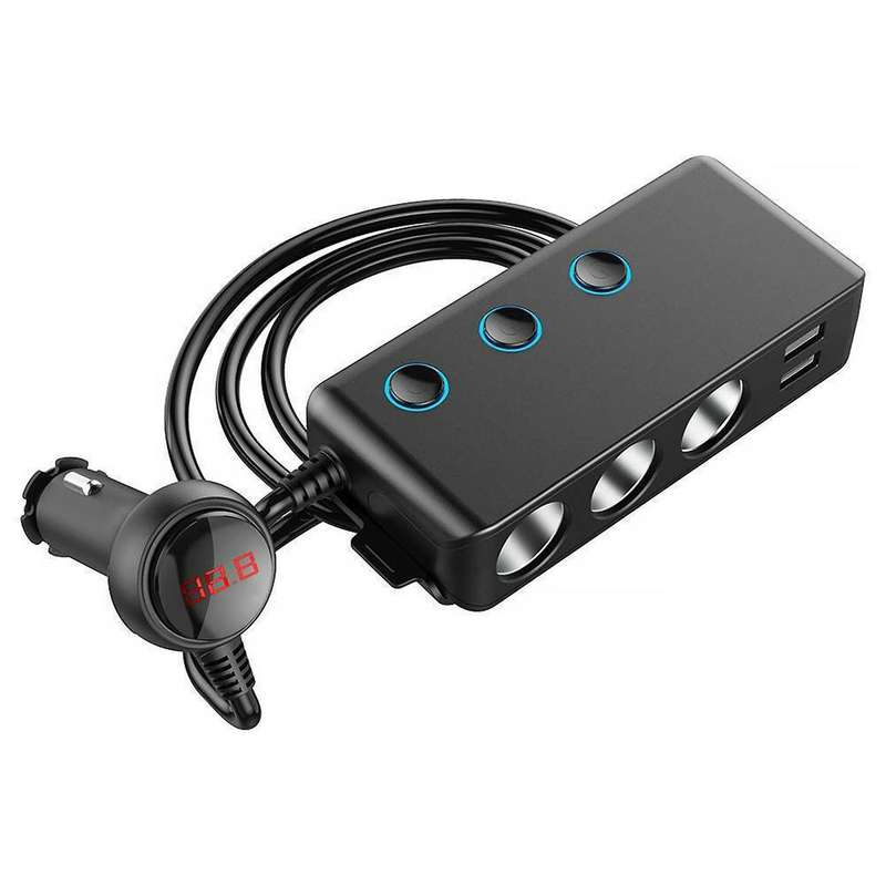 Car Car Lighter One for Four Fast Charge Usb Ports