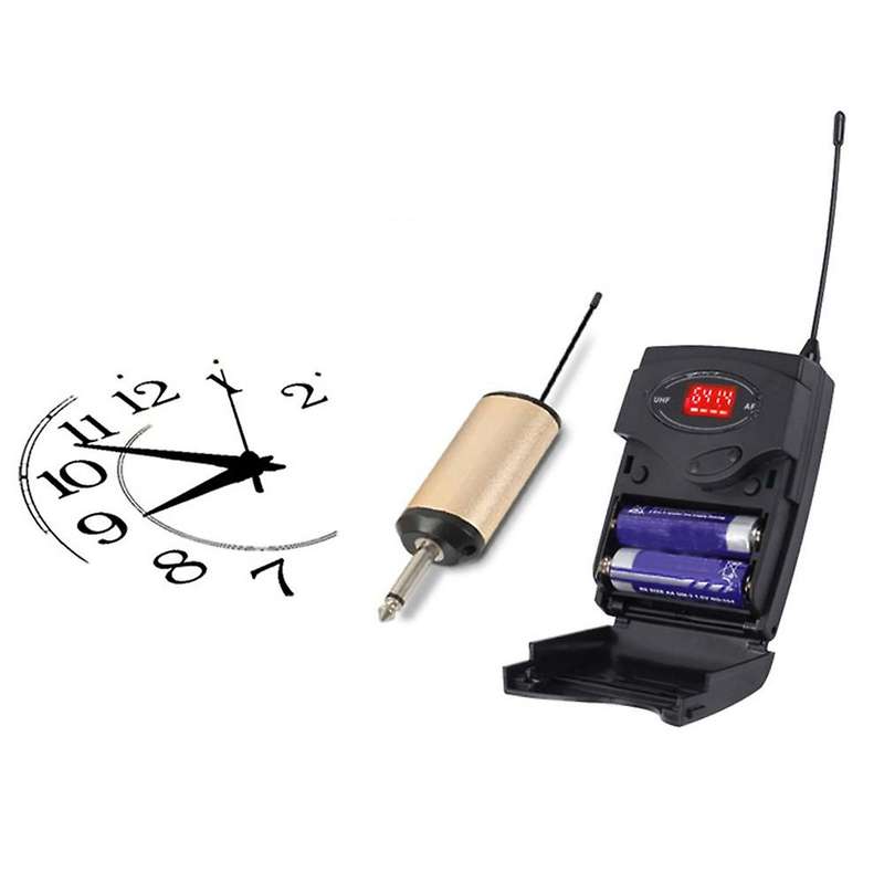 Wireless Microphone Set with Headset Lavalier Lapel Mics Beltpack