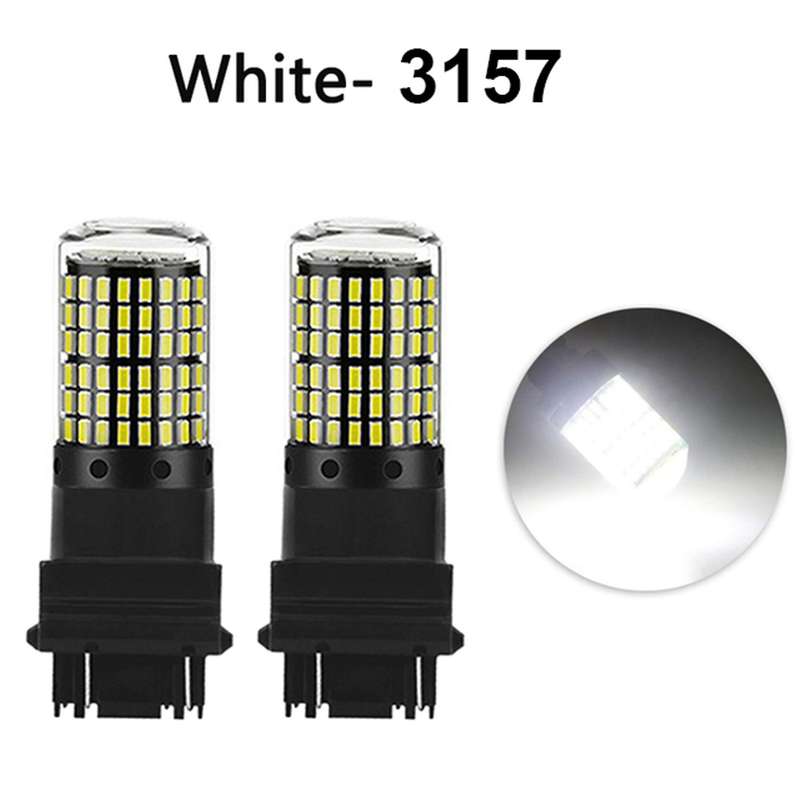 10pcs Led Bulbs 3156 P27w T25 Led Canbus Lamp