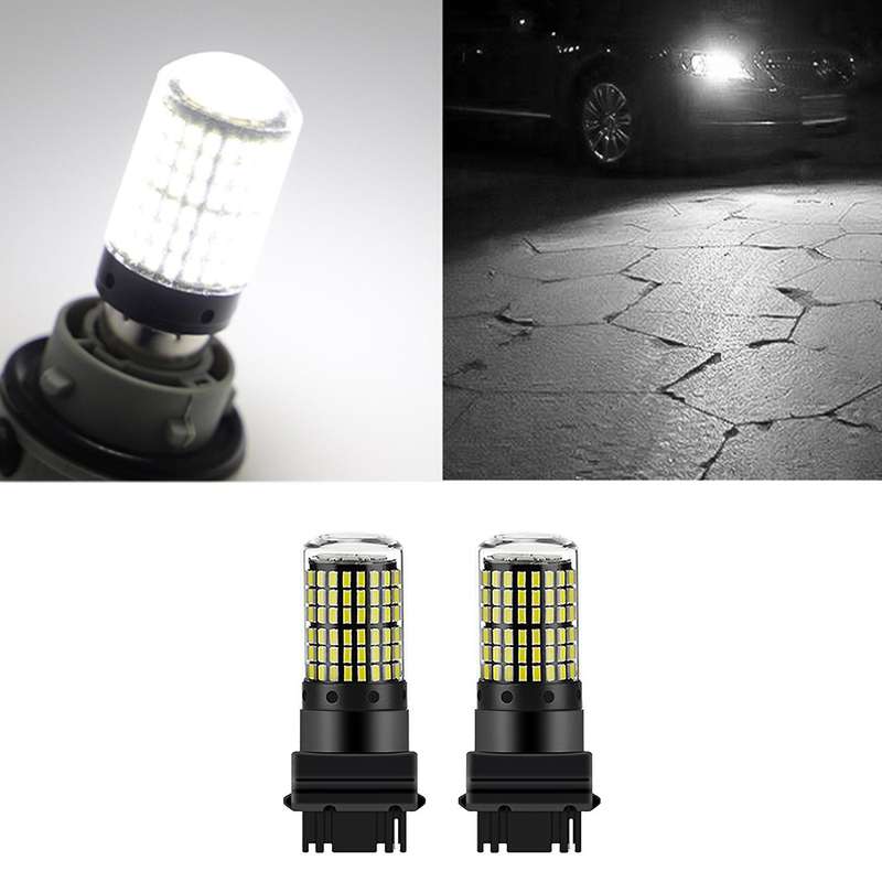 10pcs Led Bulbs 3156 P27w T25 Led Canbus Lamp