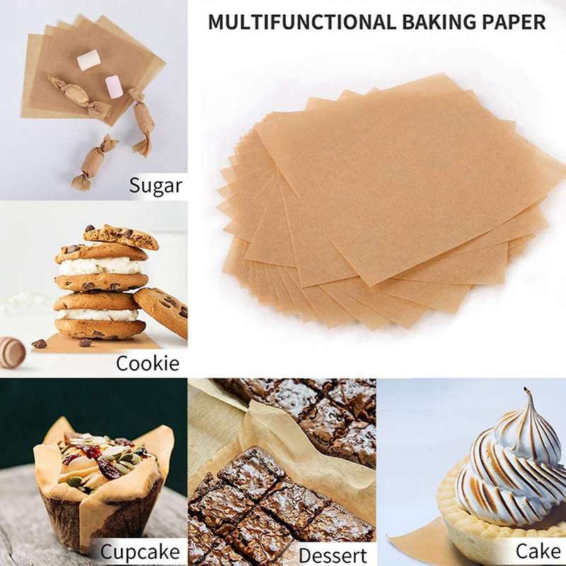 2000pcs Parchment Paper Baking Sheets, 4x4 Inch Non-stick