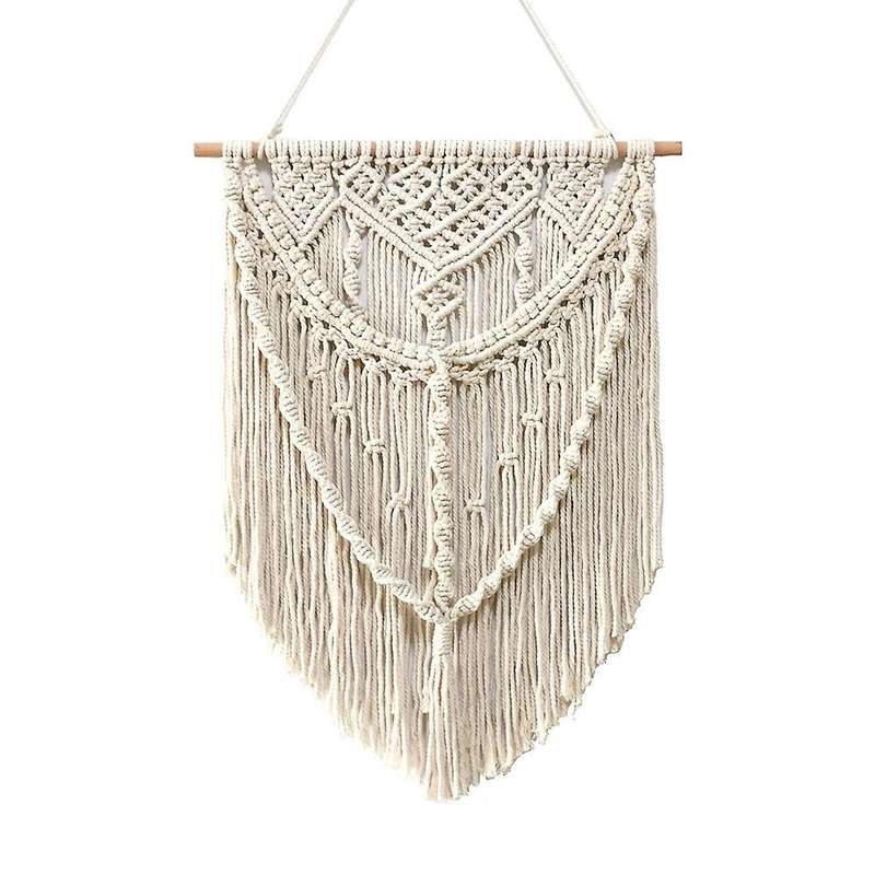 Macrame Wall Hanging Tapestry Wall Decor Boho Chic Handmade Cotton