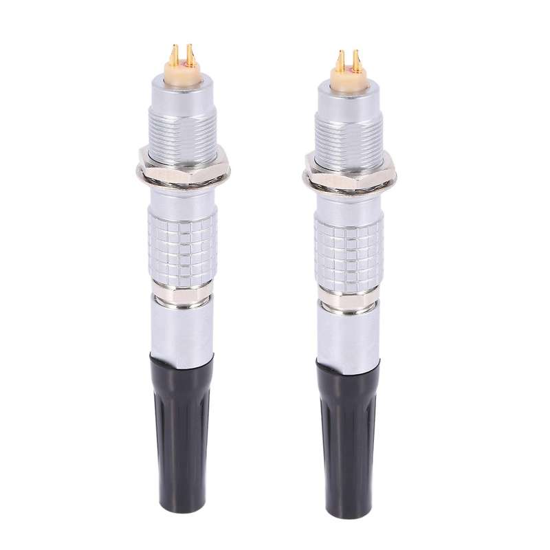 2x 2pin Push Pull Circular Aviation Connector Compatible