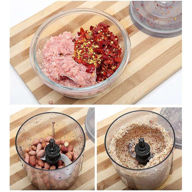 Household Food Processor Electric Chopper Grinder Blender Eu Plug