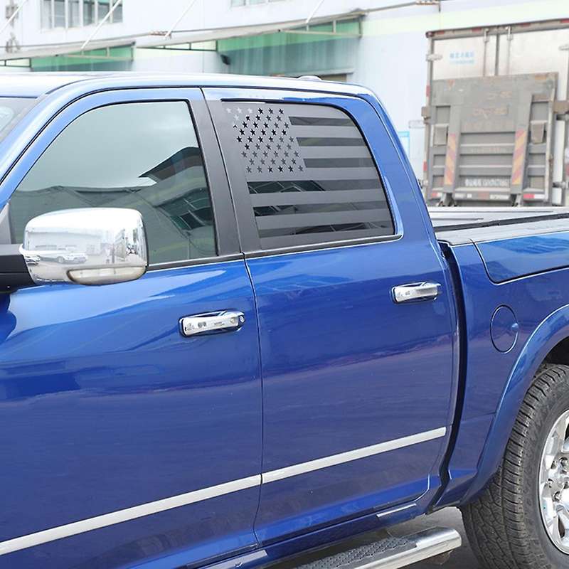Car Rear Window Decoration Cover Trim Sticker Decals for Dodge,black