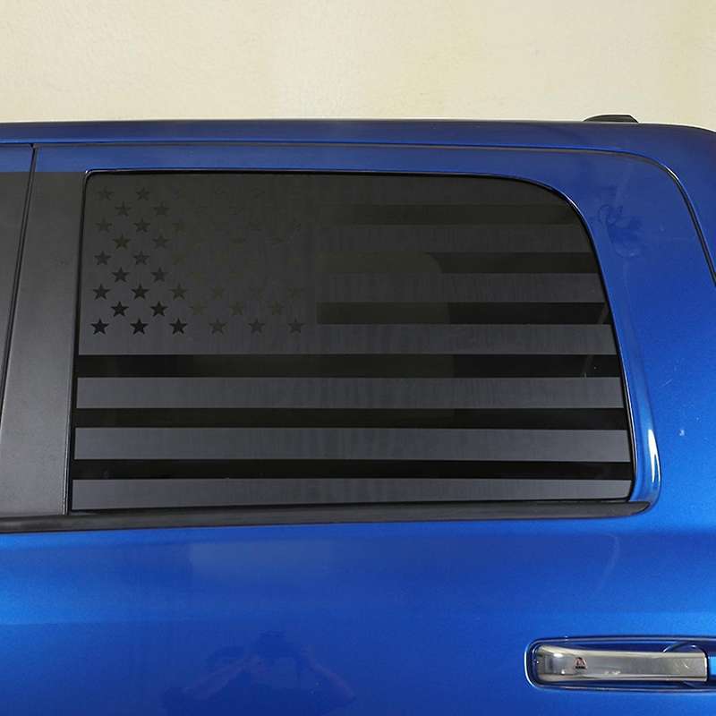 Car Rear Window Decoration Cover Trim Sticker Decals for Dodge,black