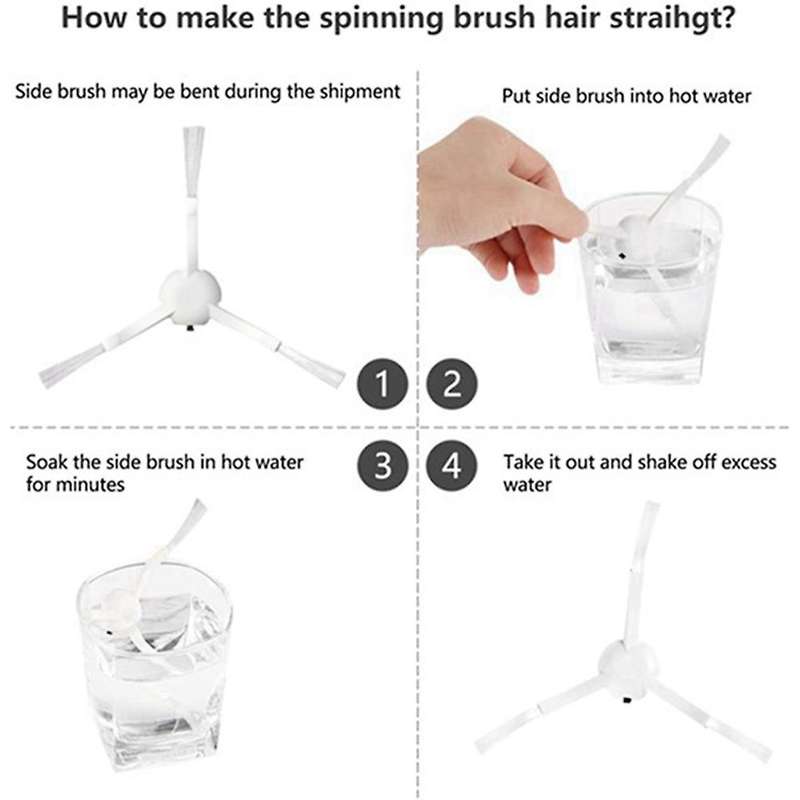 Main Side Brush Rag Filter for Xiaomi Dreame Bot D9 Pro/d9 Pro Robot