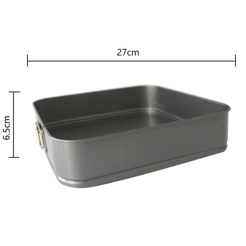 Cake Mold Pan Set 3pcs Cake Removable Square Round Heart Shape Tools