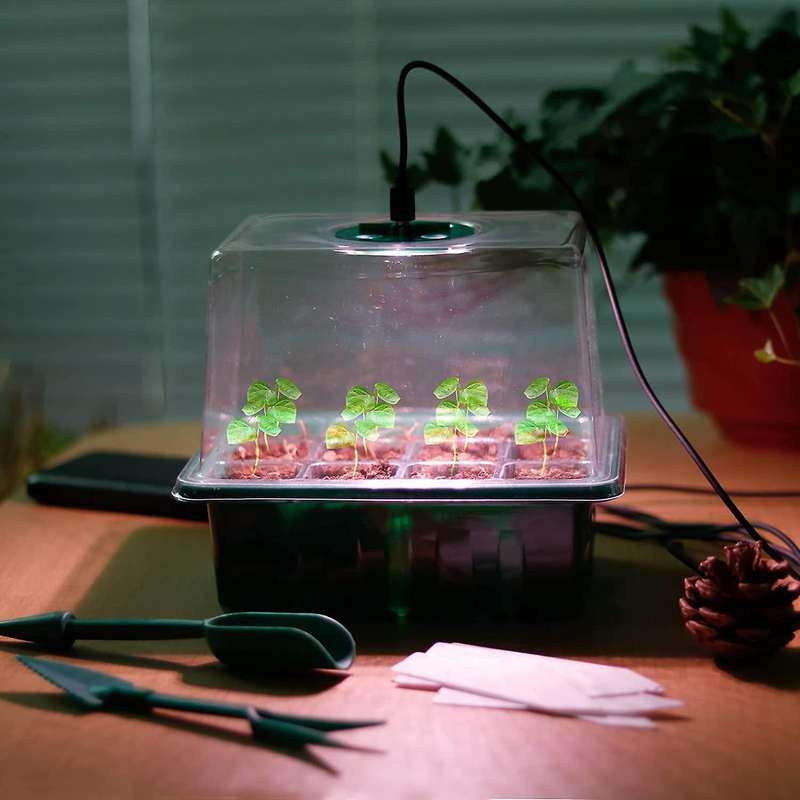 Seed Tray Kit, Plant Germination Starter Kit for Greenhouse Grow