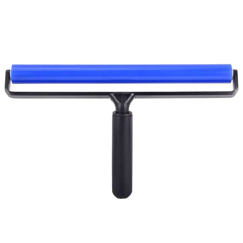 12inch Wide Glue Silicone Soft Rubber Pasting Roller Squeegee Rolling