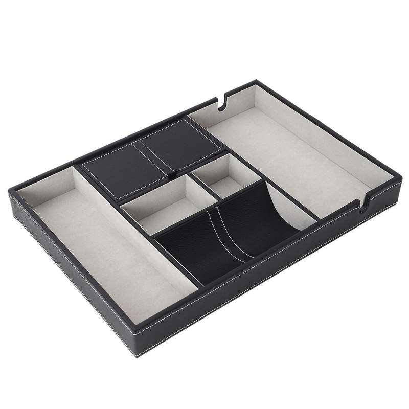 Valet Tray for Men, Edc Tray, Nightstand Organizer, Table Organizer