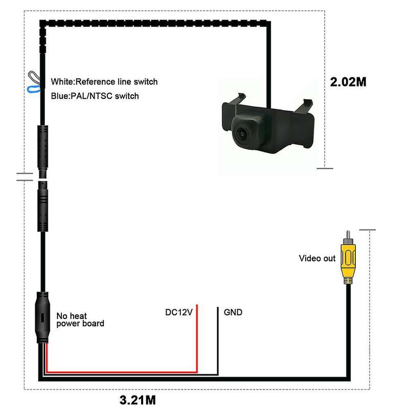 Car View Parking Camera for Toyota Corolla E210 2018 2019 2020 2021
