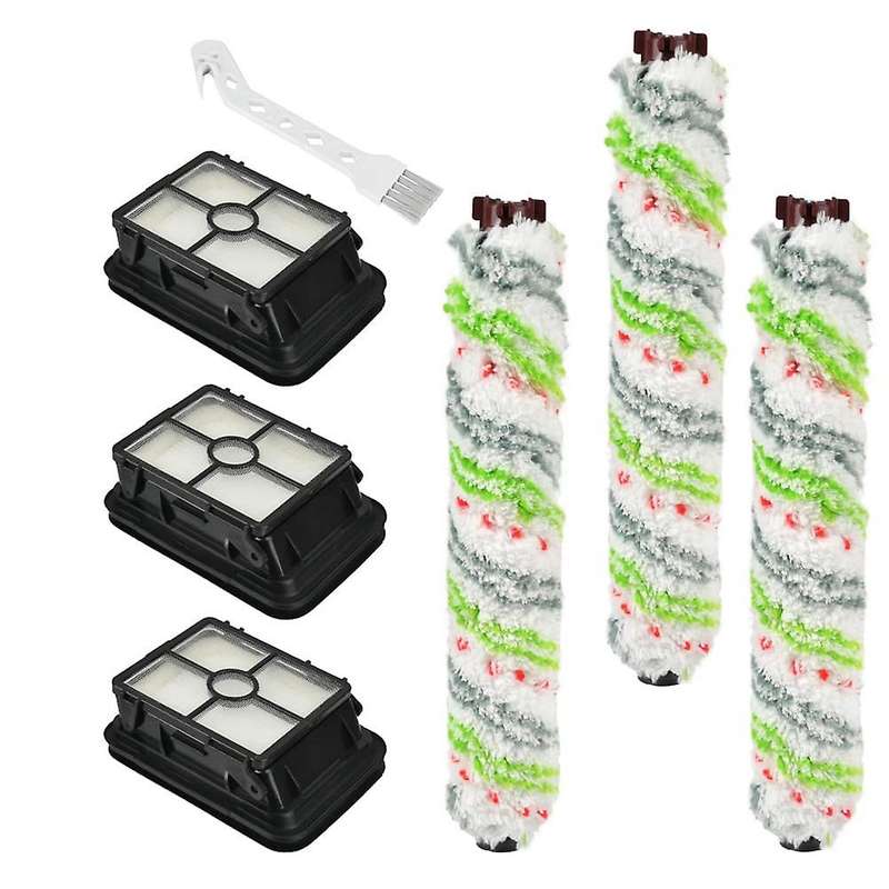 Roller Brush Hepa Filter Kit for Bissell Crosswave 1785 17132 Series
