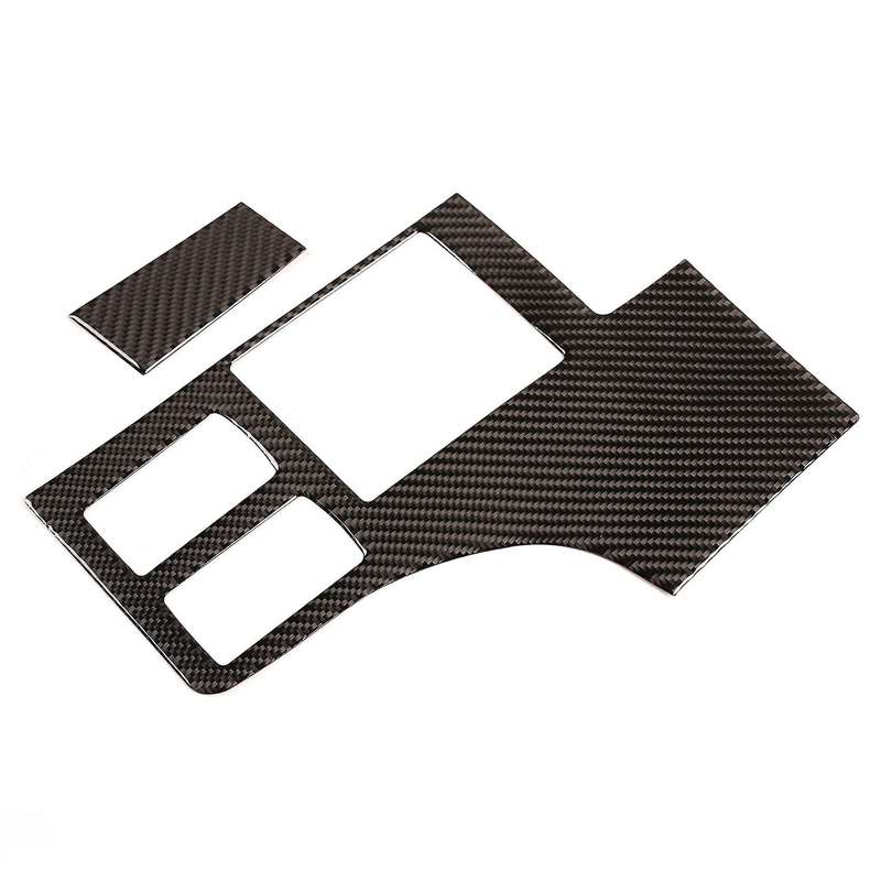For Toyota Hilux Carbon Fiber Car Hood Switch Panel Cover Trim