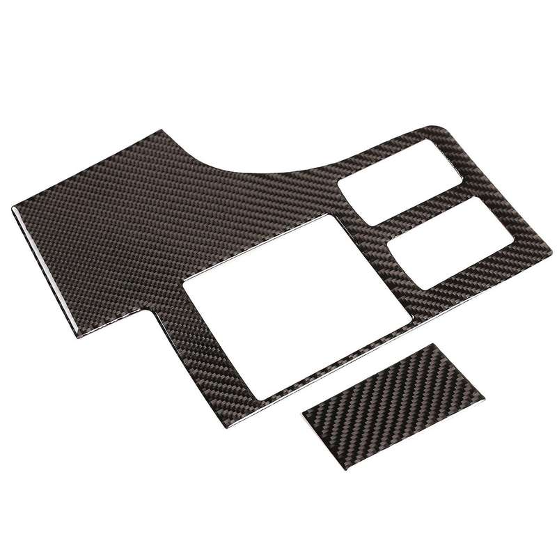 For Toyota Hilux Carbon Fiber Car Hood Switch Panel Cover Trim