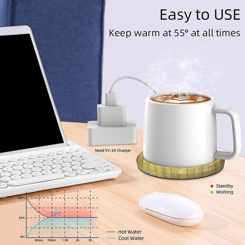 Usb 55 Degree Constant Temperature Heating Coffee Cup Mat