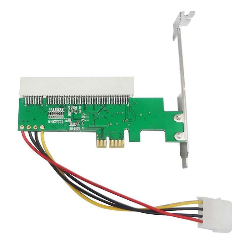 Pci-express to Pci Adapter Card Pci E X1 Slot with 4 Pin Cable Card