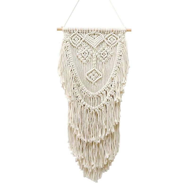 Macrame Woven Wall Hanging Handmade Tapestry Tassel Boho Art Decor