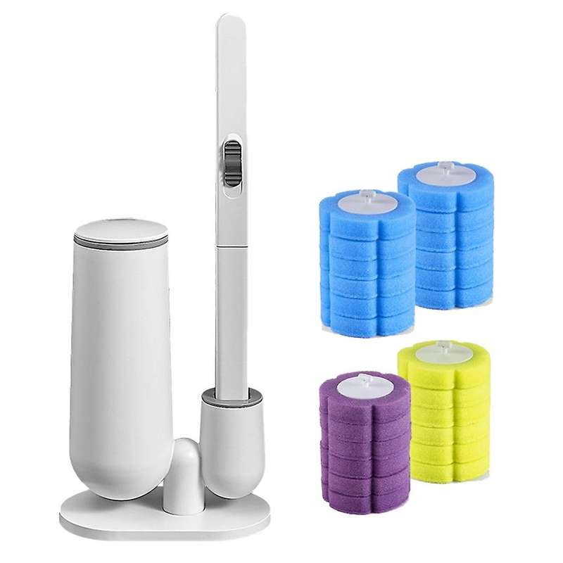 Disposable Toilet Brush Household Toilet Cleaning Brush Set