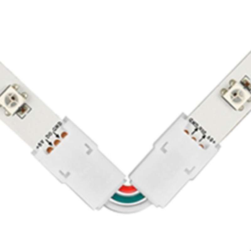 Led Strip Connector 10mm Right Angle Adjustable Connector 4-pin