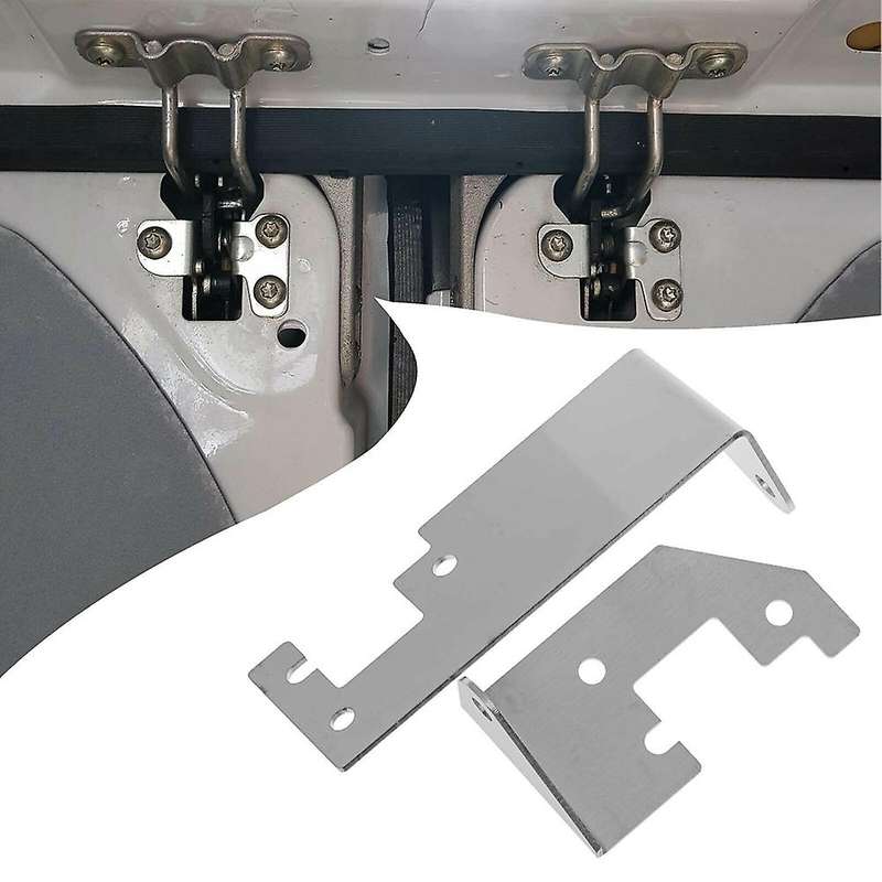1pair Tailgate Latch Bracket Rear Door Lock Counterpart Repair Part