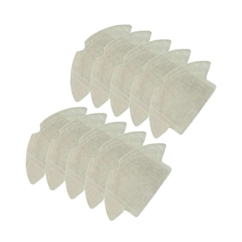 10-pack Cotton Mop for 360 Robot S6 Sweeping Robot Rag Cleaning Cloth