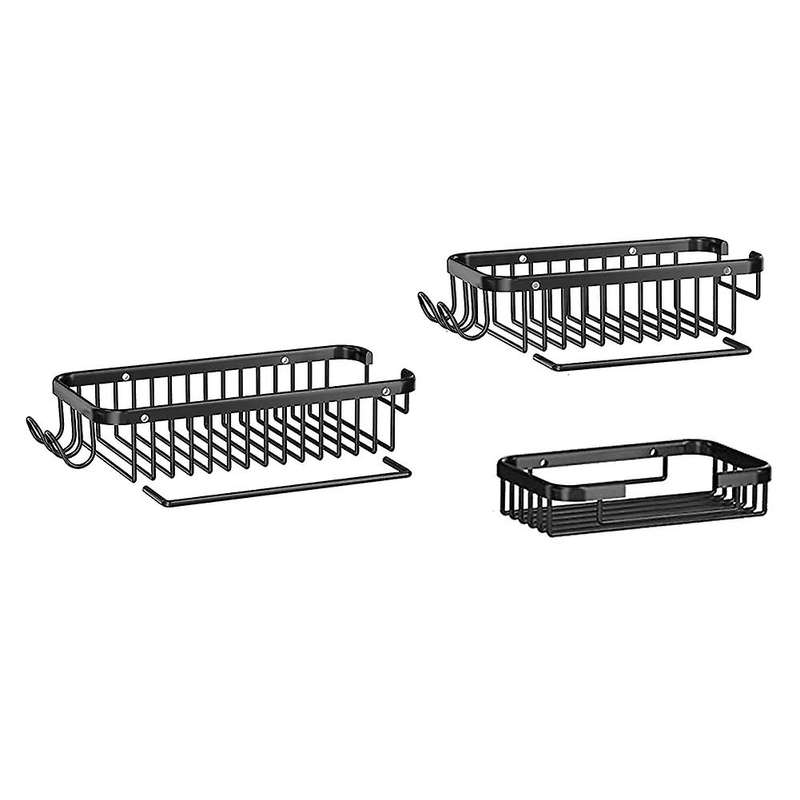 Shower Shelf for Inside Shower, with Hooks & Soap Dish, 3pack