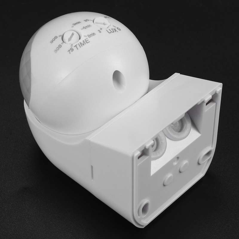 3x Ac110v-240v 180 Degree Pir Infrared Motion Sensor Switch Max 30m
