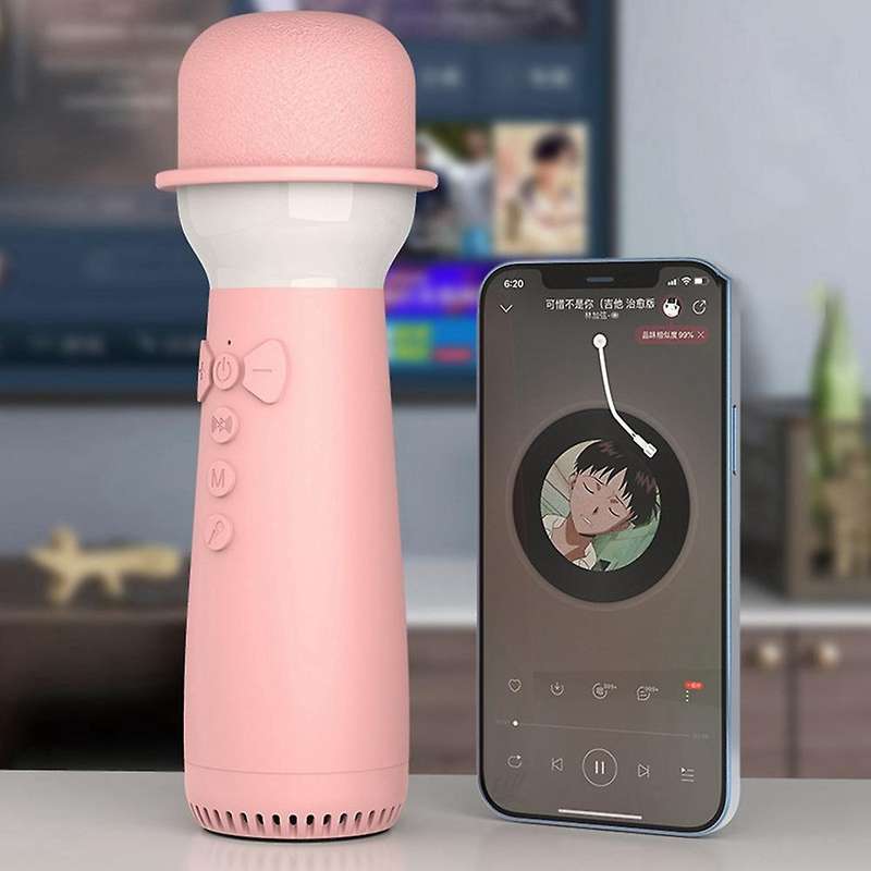 Bluetooth Wireless Microphone Portable Handheld Karaoke Gift Red