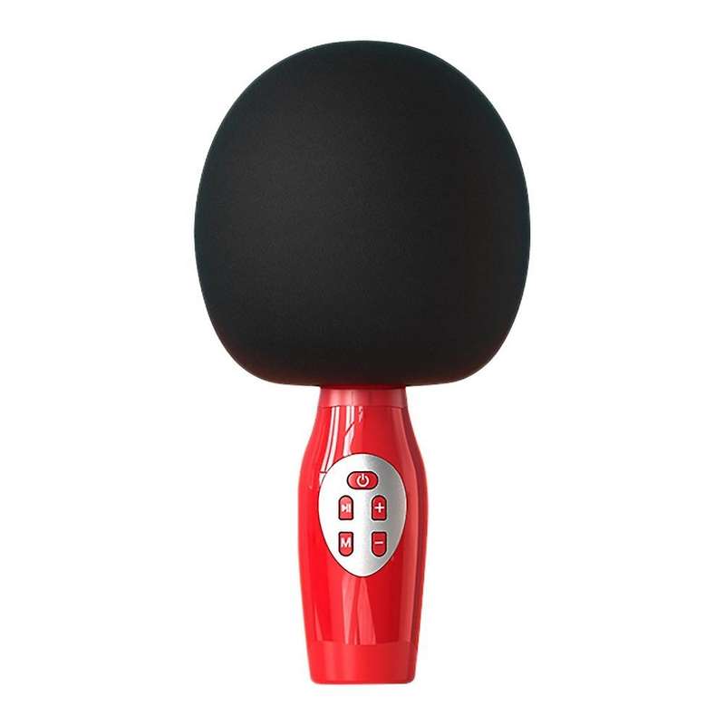 H46 Kids Handheld Bluetooth Microphone for Birthday Gifts Red