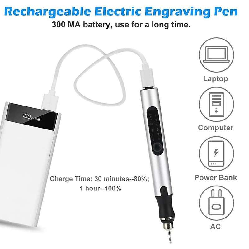 Engraving Pen Cordless Mini Carving Pen B