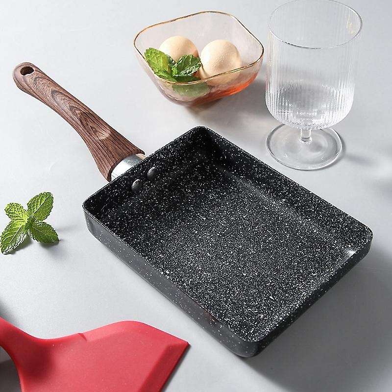 Square Non-stick Fried Eggs Pans Stainless Steel Breakfast Pot Mini