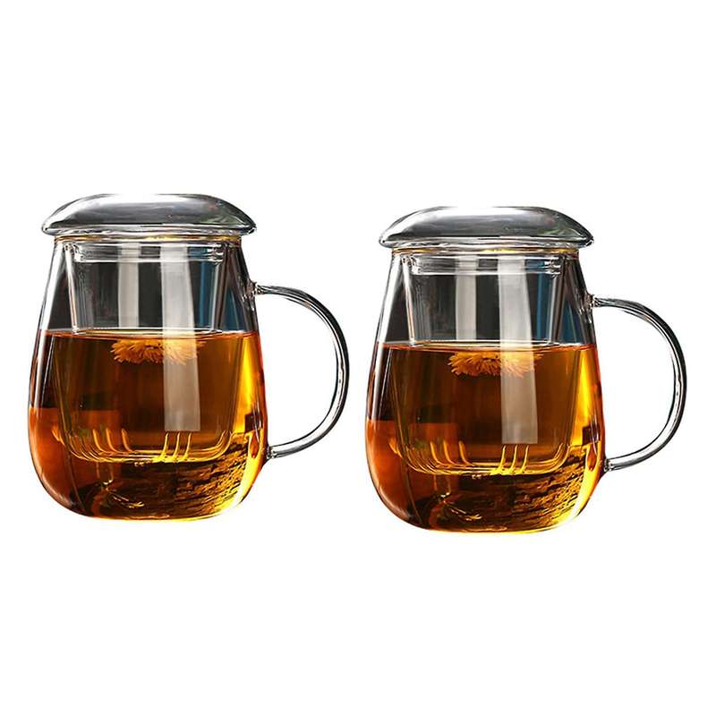 550ml Tea Mug with Lid Filter,coffee Cups Tea Set Mugs Beer Drink Mug