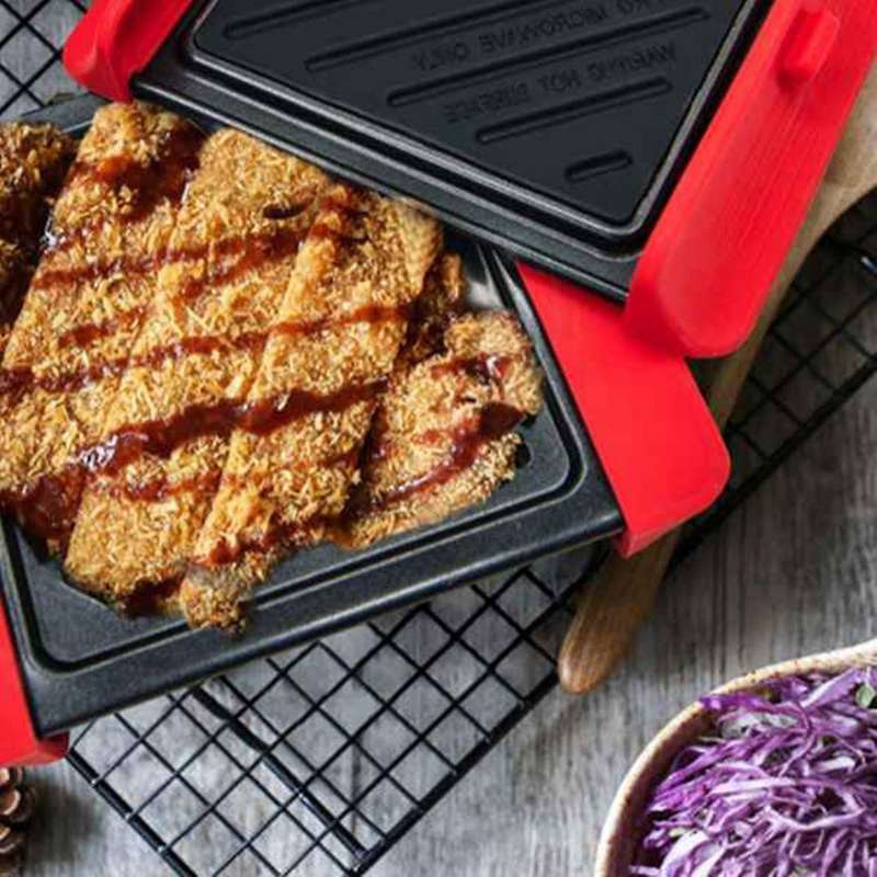 Non-stick Metal Baking Cooling Grill Chicken Wing Pizza Pan(a)