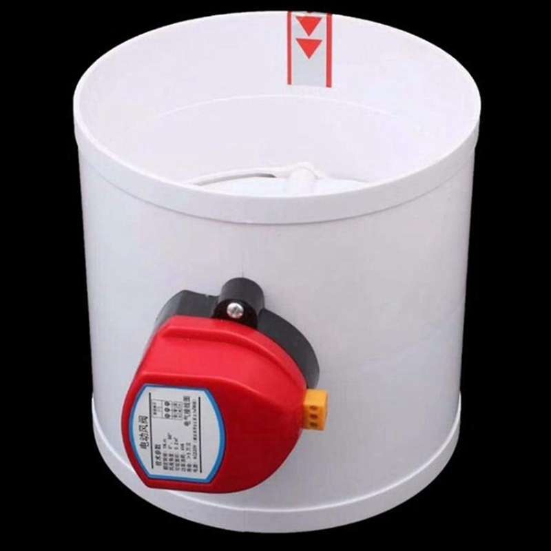 160mm Air Damper Valve Electric Motorized Check Valve for 6 Inch