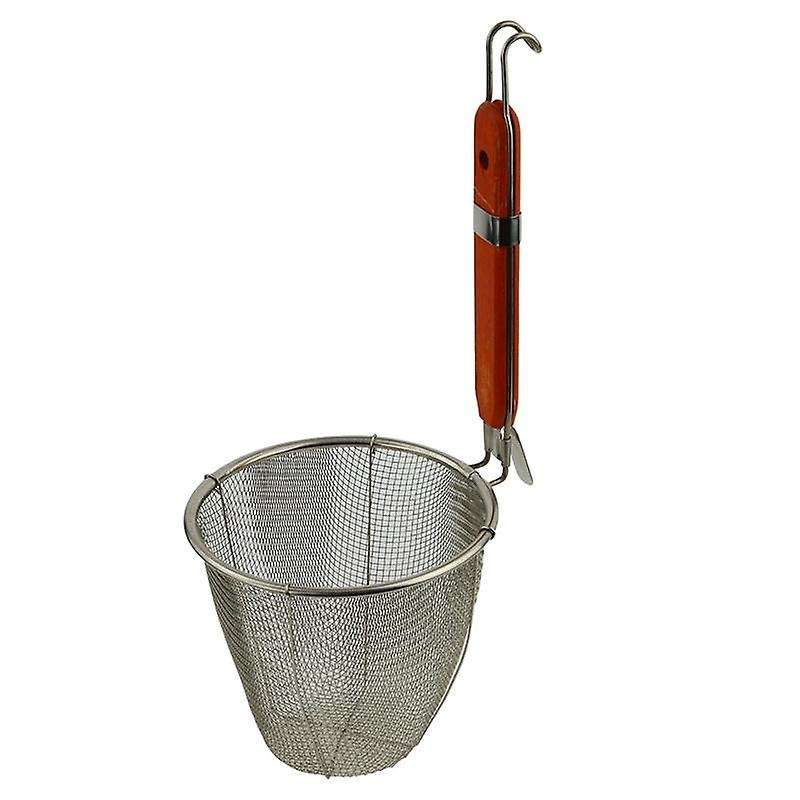 3x Wooden Handle Stainless Steel Mesh Strainer 5.3 Inch X 4.9 Inch