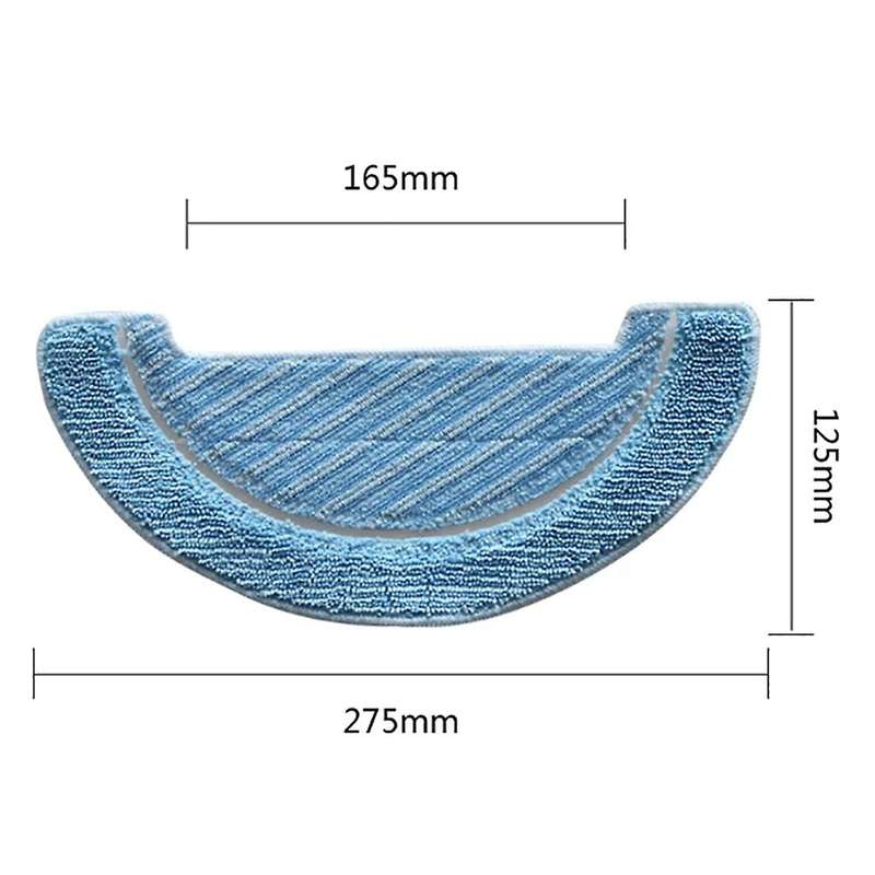 20pcs Replacement Mop Cloth Rags for Conga 1090 Robot Vacuum Cleaner