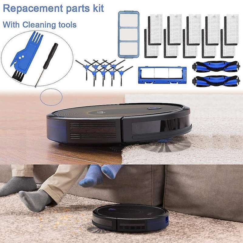 Replacement Roller Brush Side Brushes Filters for Eufy Robovac