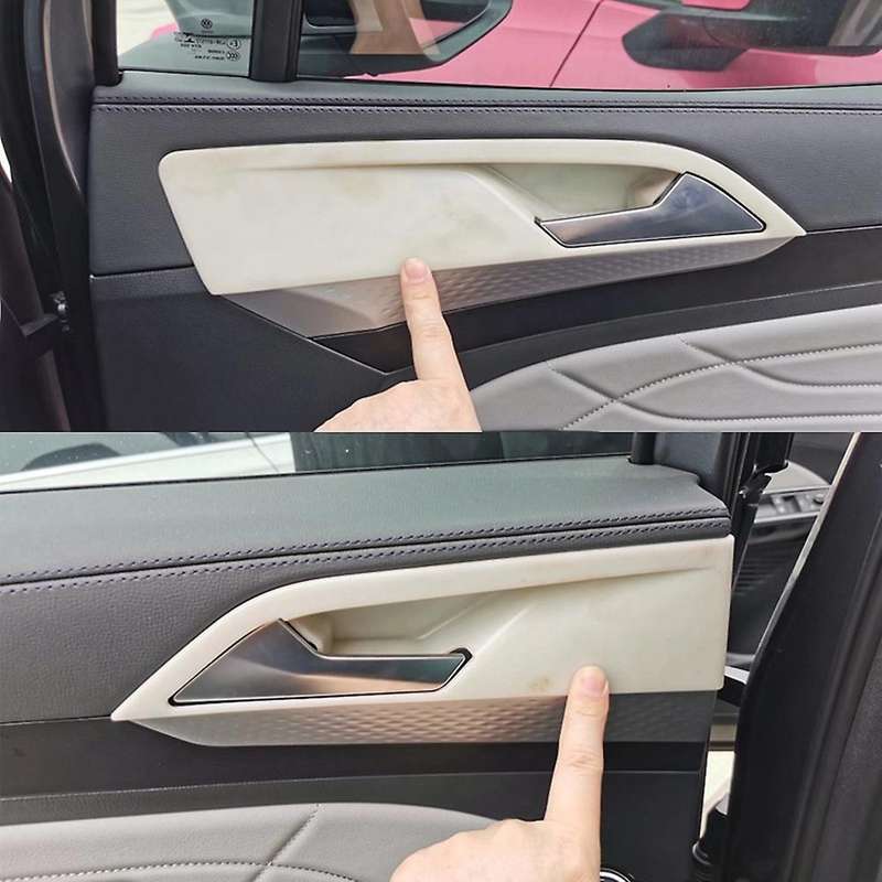 Peach Wood Grain Car Inner Handle Door Bowl Cover For- Id.6x 2022
