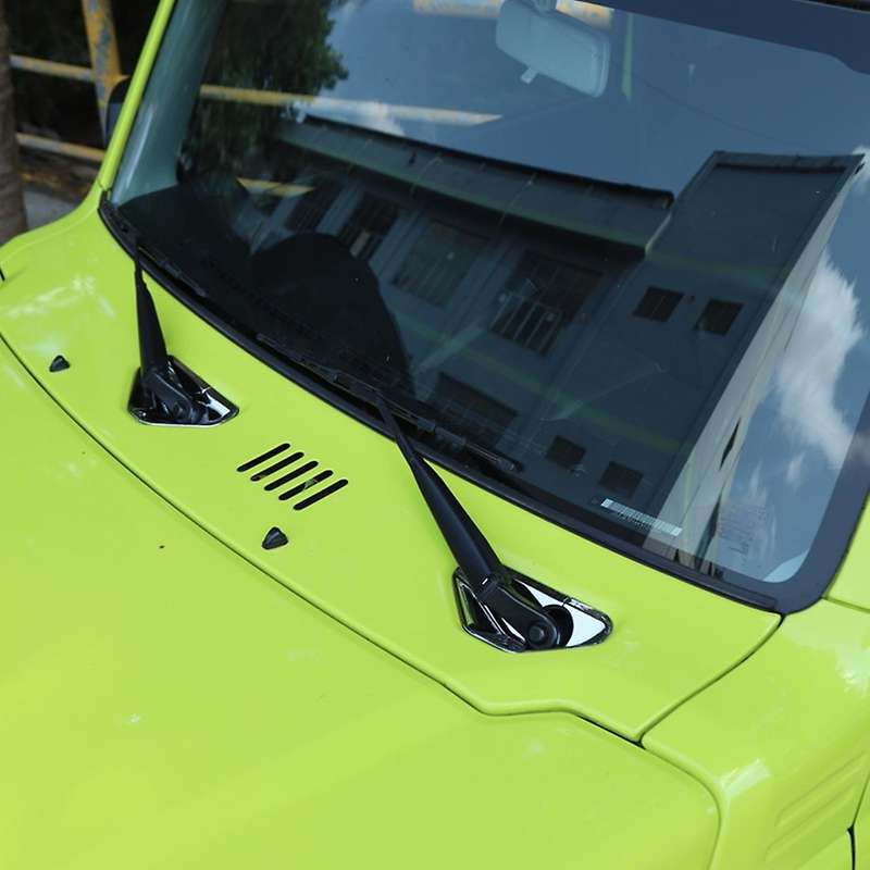 Car Front Windshield Wiper Base Decoration Trim Stickers,chrome