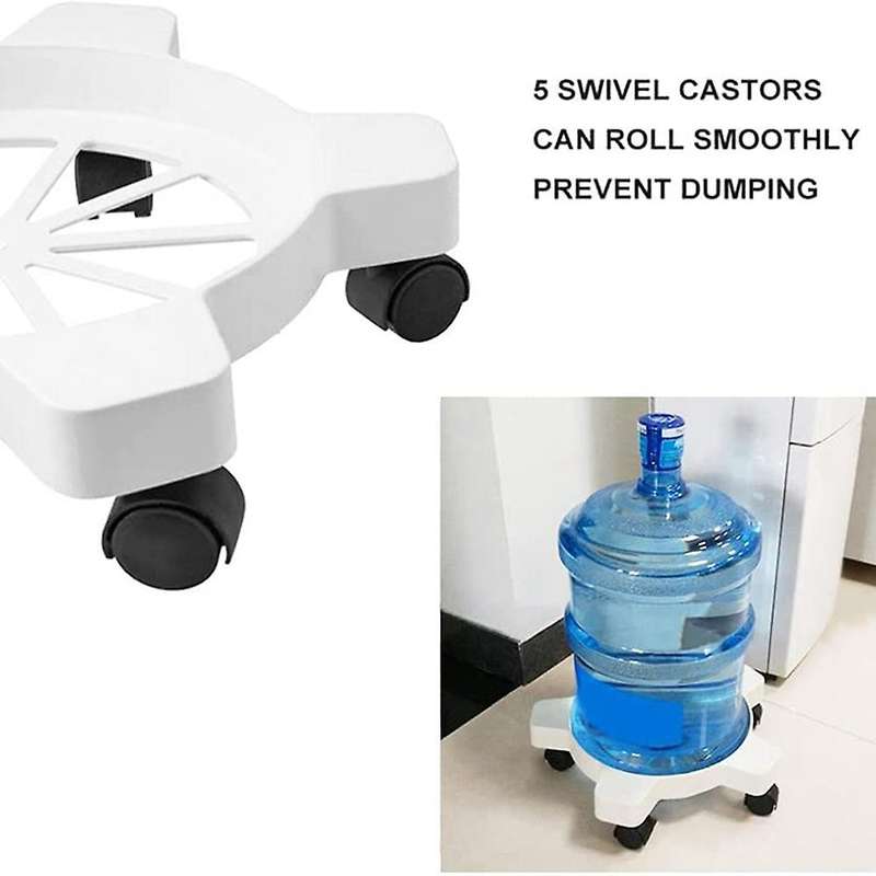 5 Gallon Heavy Duty Drum Dolly with 5 Swivel Casters for Flower Pots