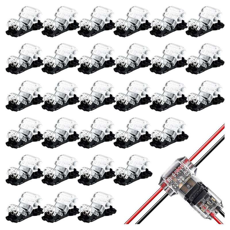 48 Pcs Wire Connectors Low Voltage T Tap Wire Connectors